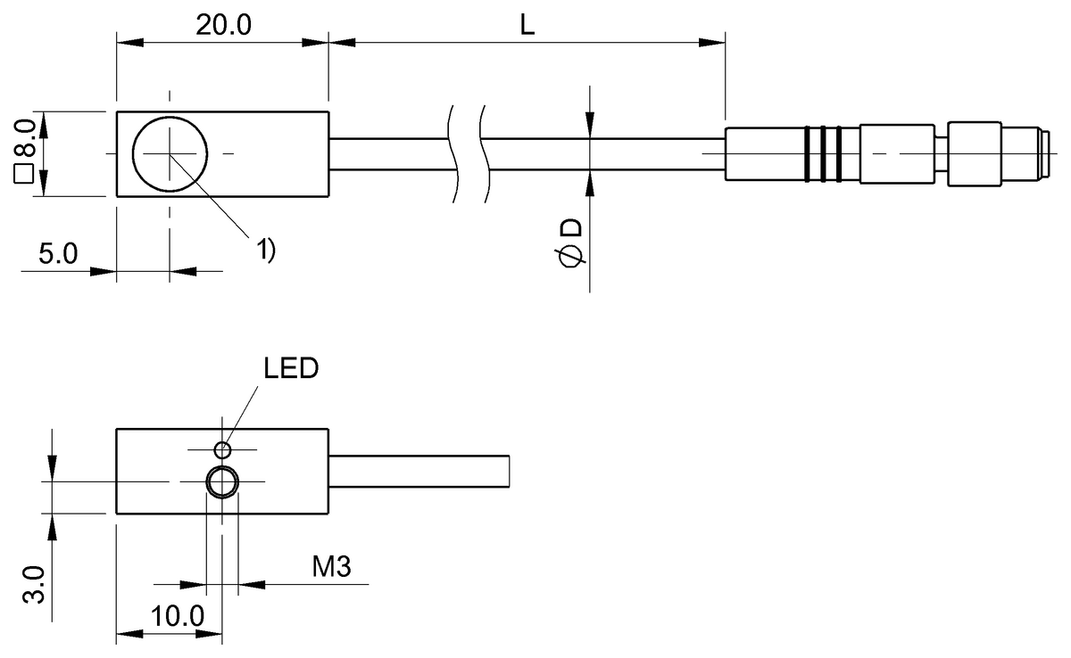 Inductive proximity switches and proximity sensors