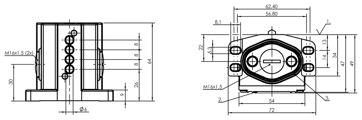 Mekanik çok konumlu limit sviçler