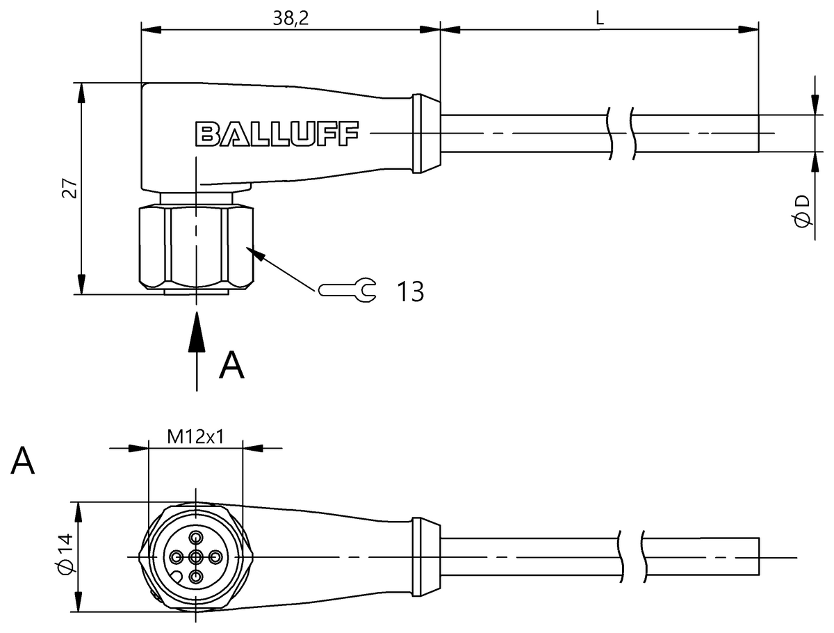 Single-ended cordsets