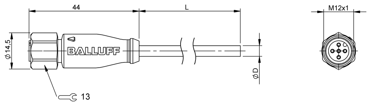 Single-ended cordsets