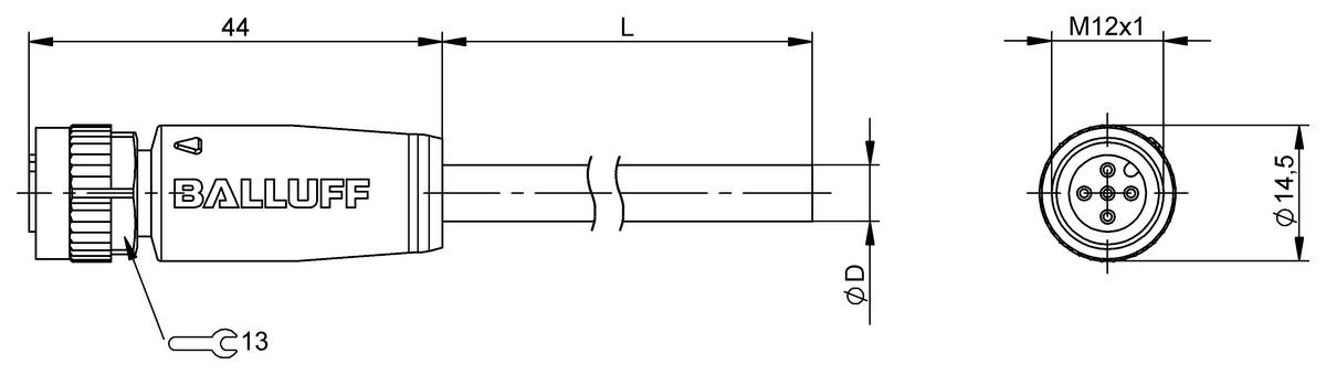 Single-ended cordsets