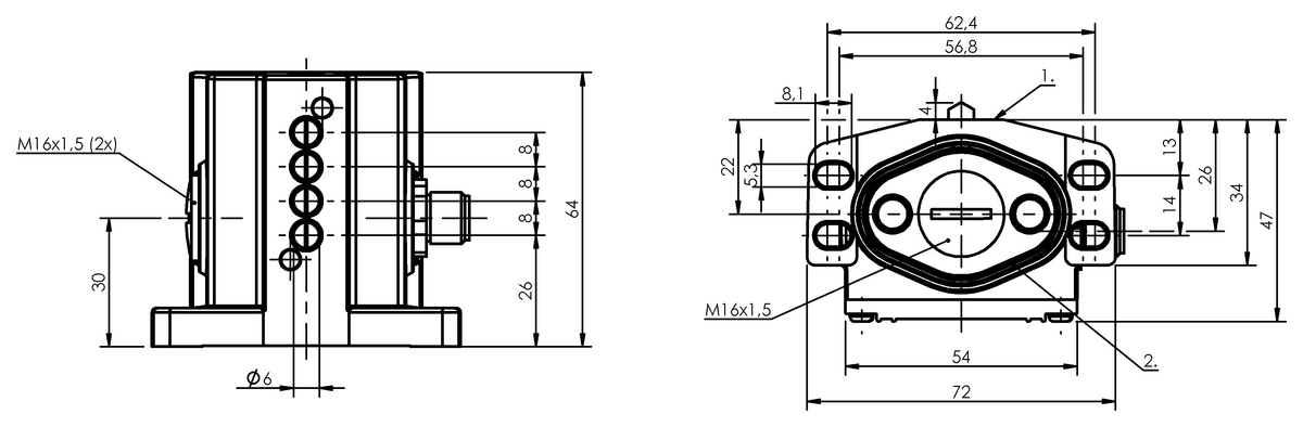 Mechanical multiple position limit switches