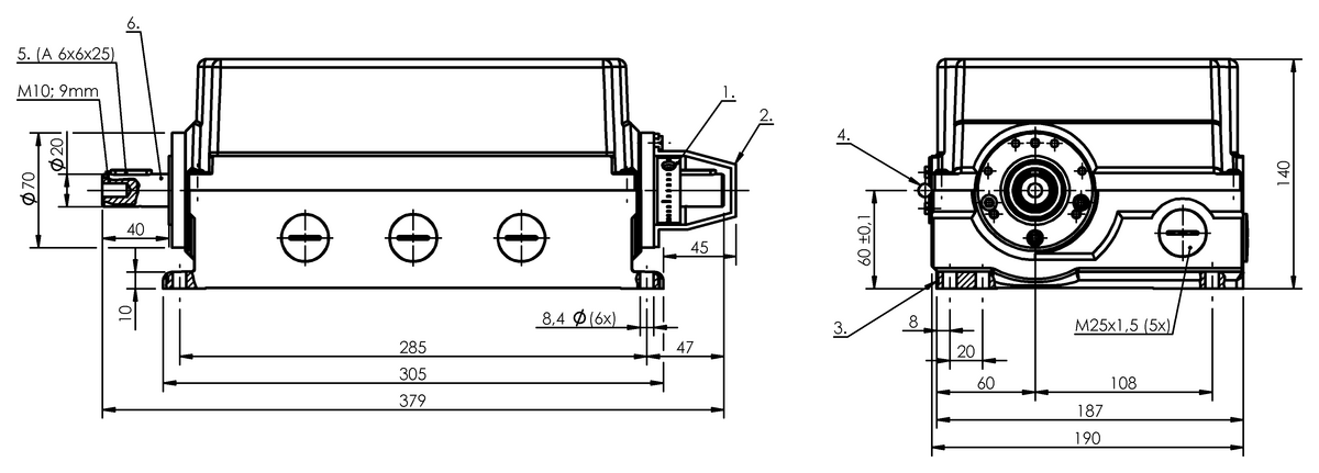 Standard rotary cam switches