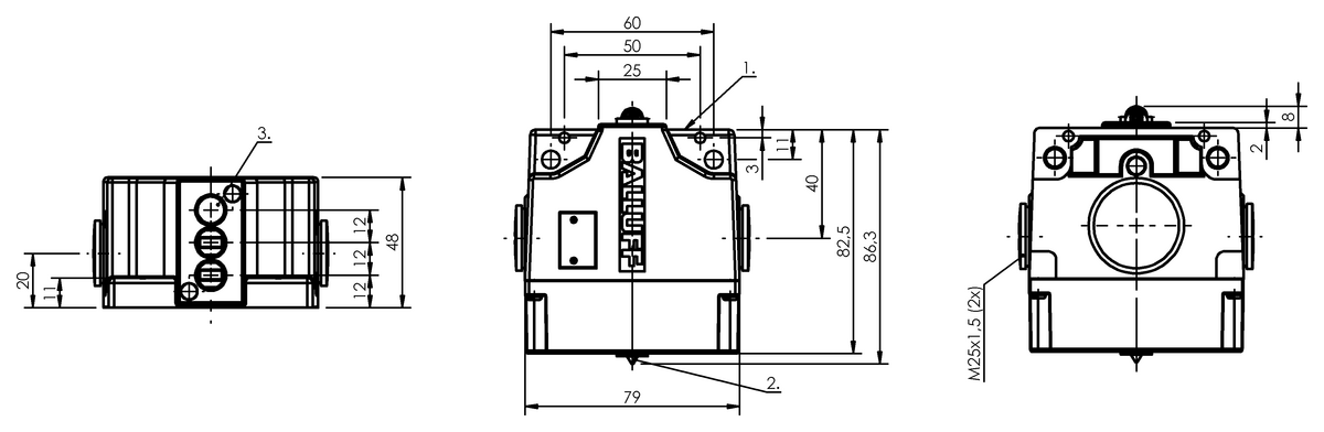 Multiple-position cam switches with mixed connections