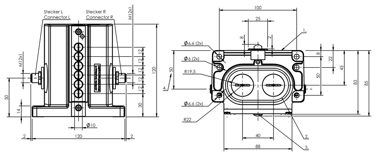 Mechanical multiple position limit switches with interchangeable plunger unit