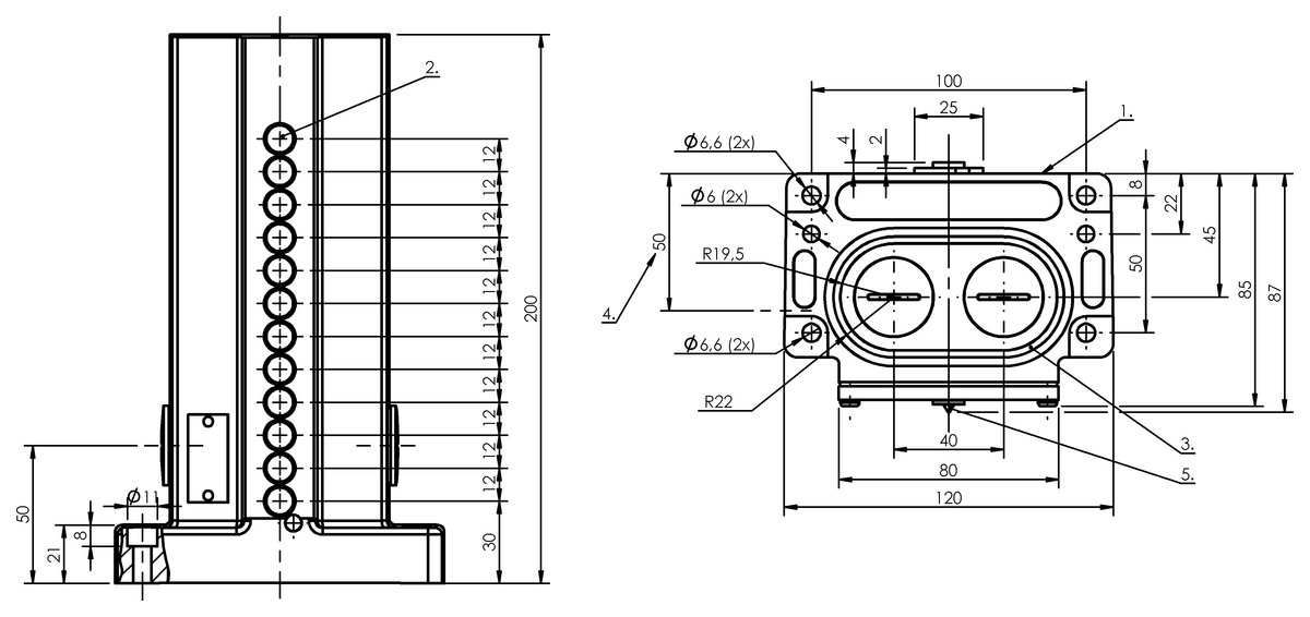 Inductive multiple position limit switches