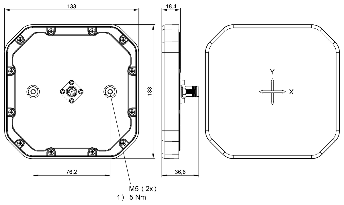 RFID UHF-Reader (860…930 MHz)