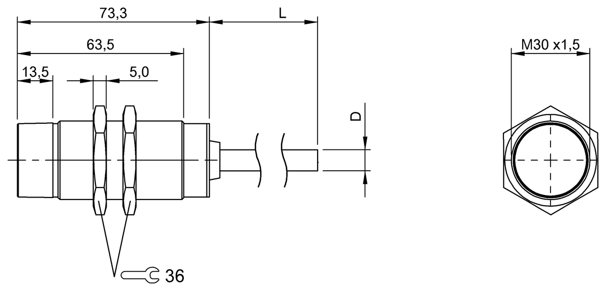 BIC 2I3-P2A15-M30MI2-BPX0B-050