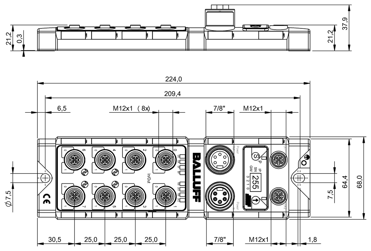 Módulos de rede para Profinet