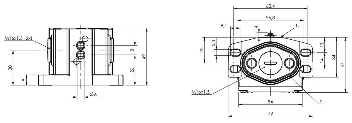 Mechanical multiple position limit switches for extended temperature range