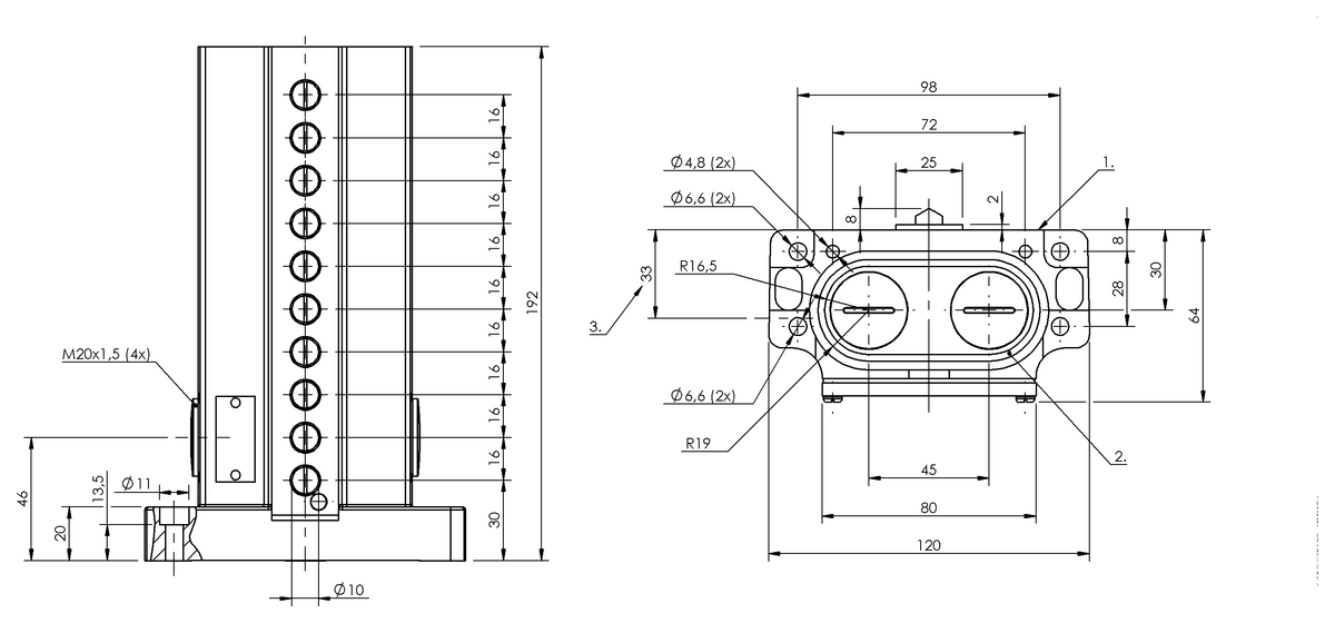 Mechanical multiple position limit switches