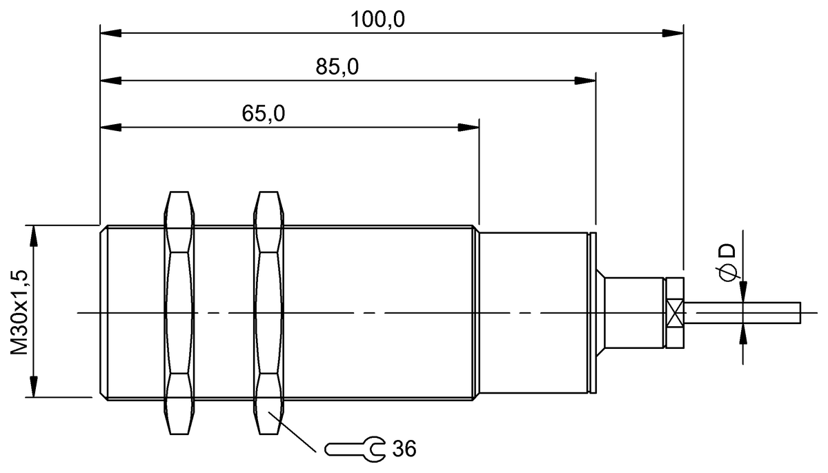 Temperature-rated inductive sensors