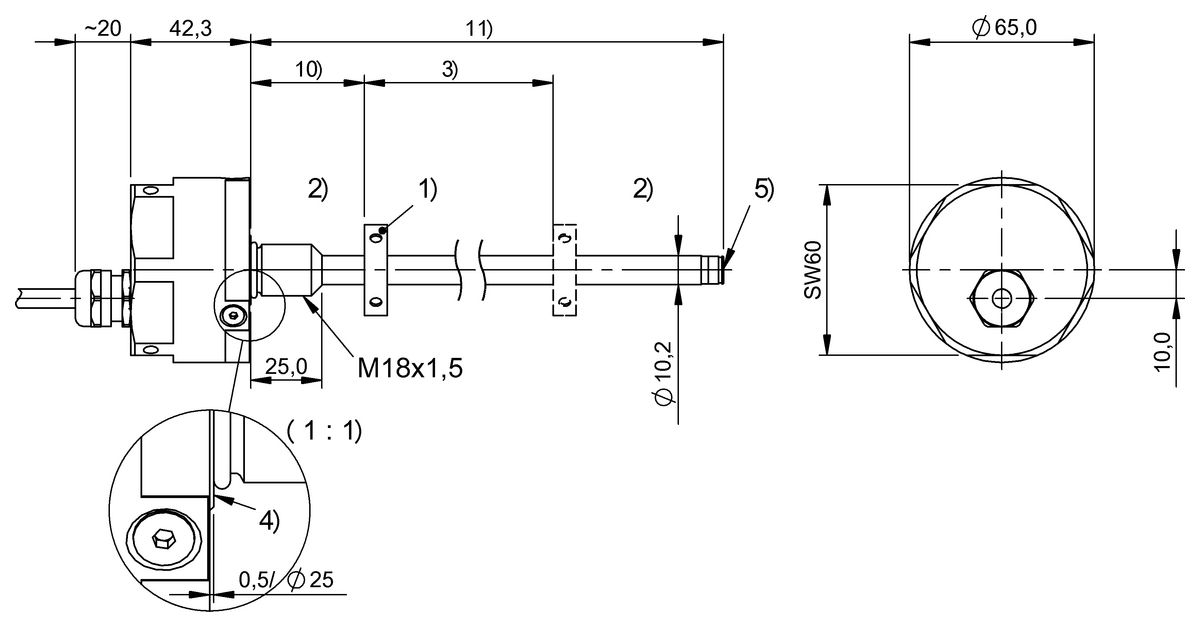 Robust magnetostrictive linear position sensors
