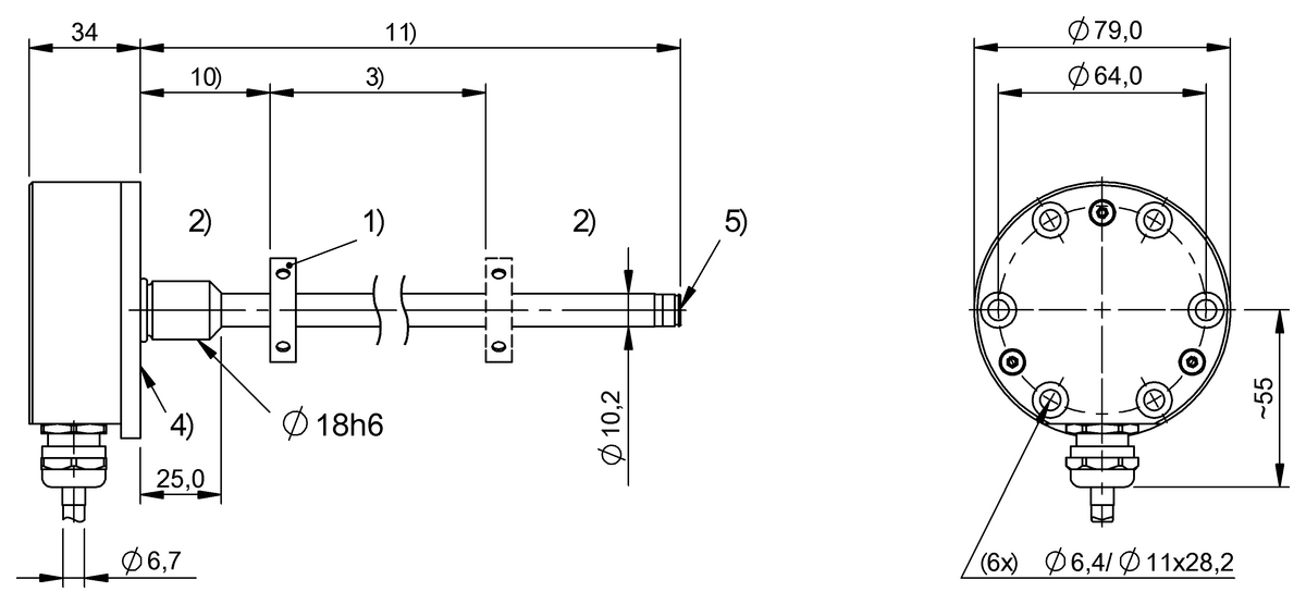 Robust magnetostrictive linear position sensors