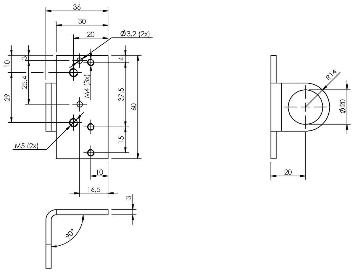 Snímač pro instalaci s&nbsp;dorazem