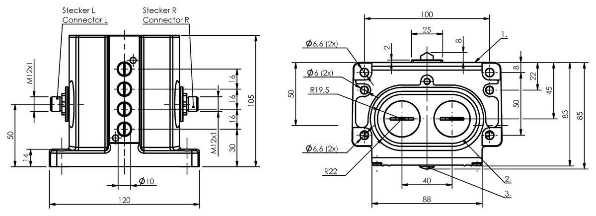 Mechanical multiple position limit switches