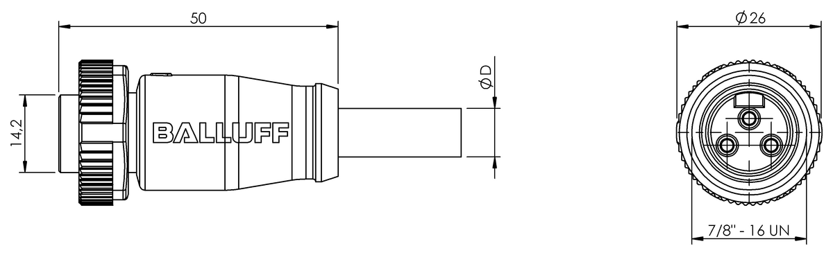 Single-ended cordsets
