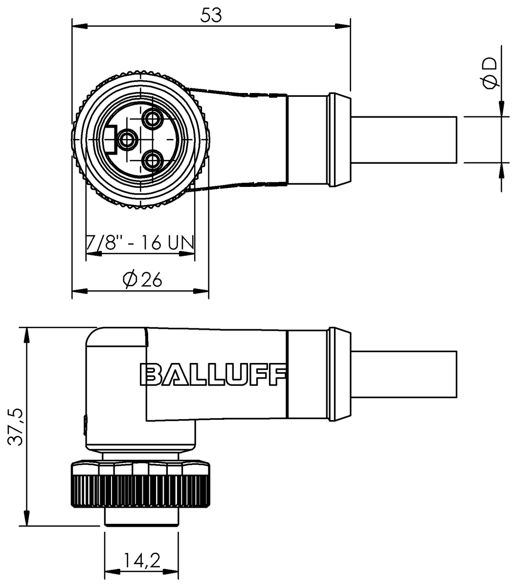 Single-ended cordsets
