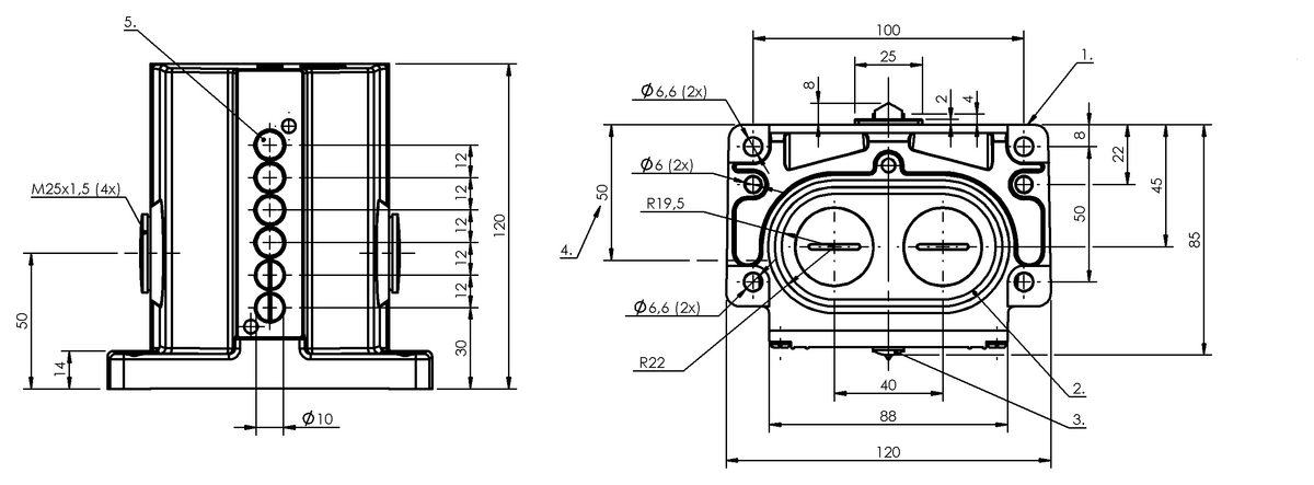 Multiple-position cam switches with mixed connections