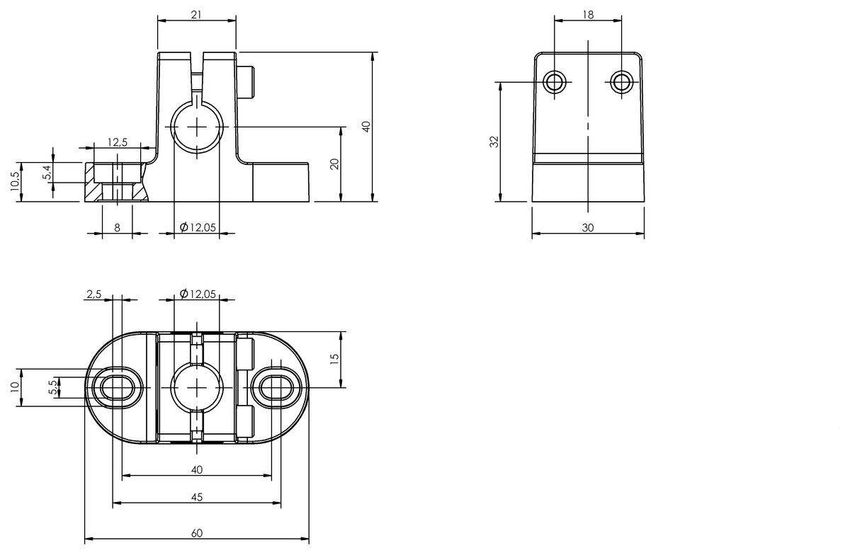 Acessório de fixação flexível