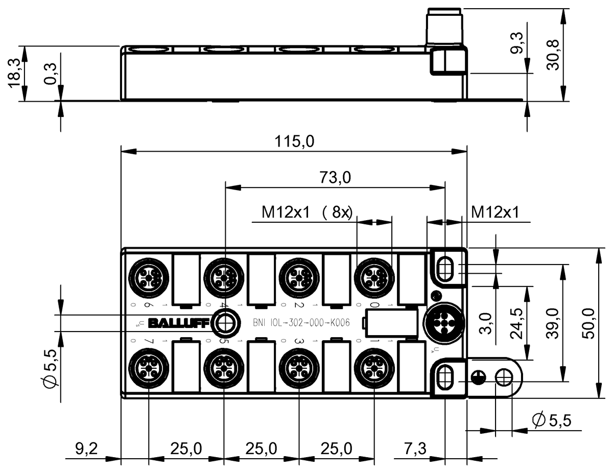 IO-Link传感器/执行器集线器