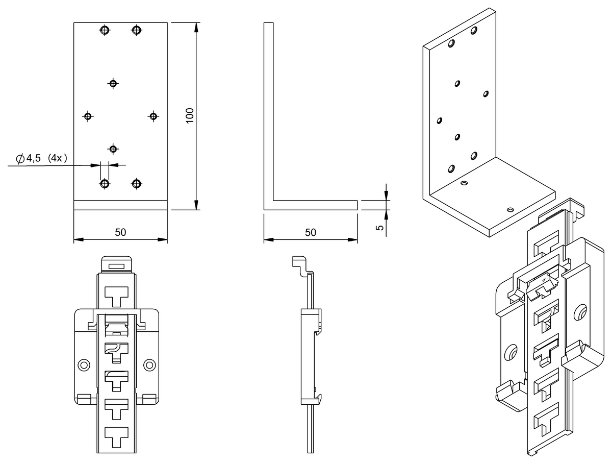 Brackets for RFID systems