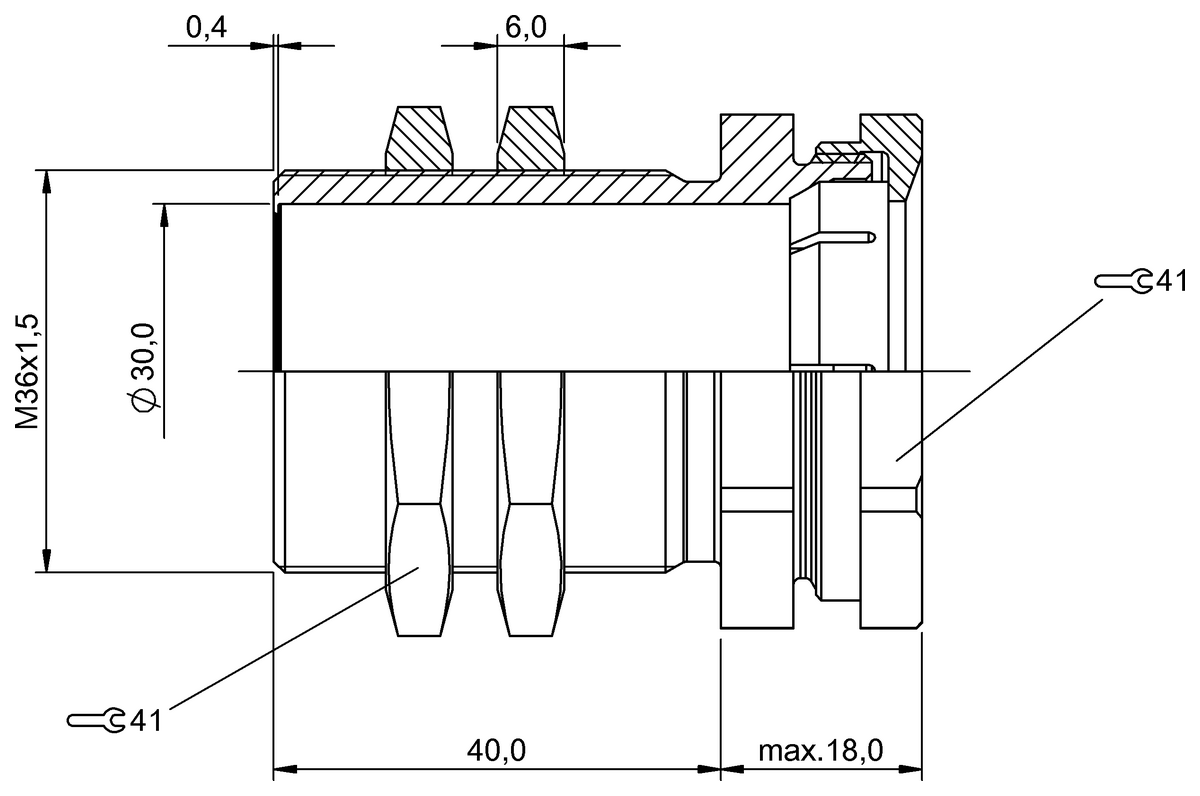 Proximity sensor mounts with positive stops