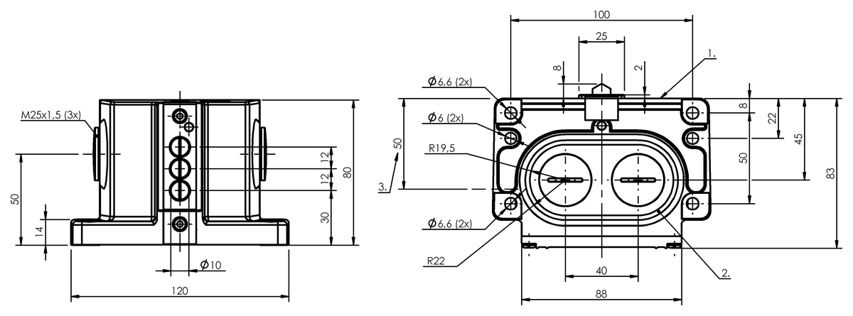 Mechanical multiple position limit switches with interchangeable plunger unit
