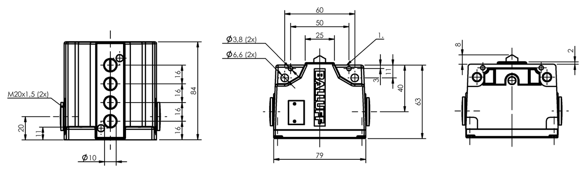 Mekanik çok konumlu limit sviçler