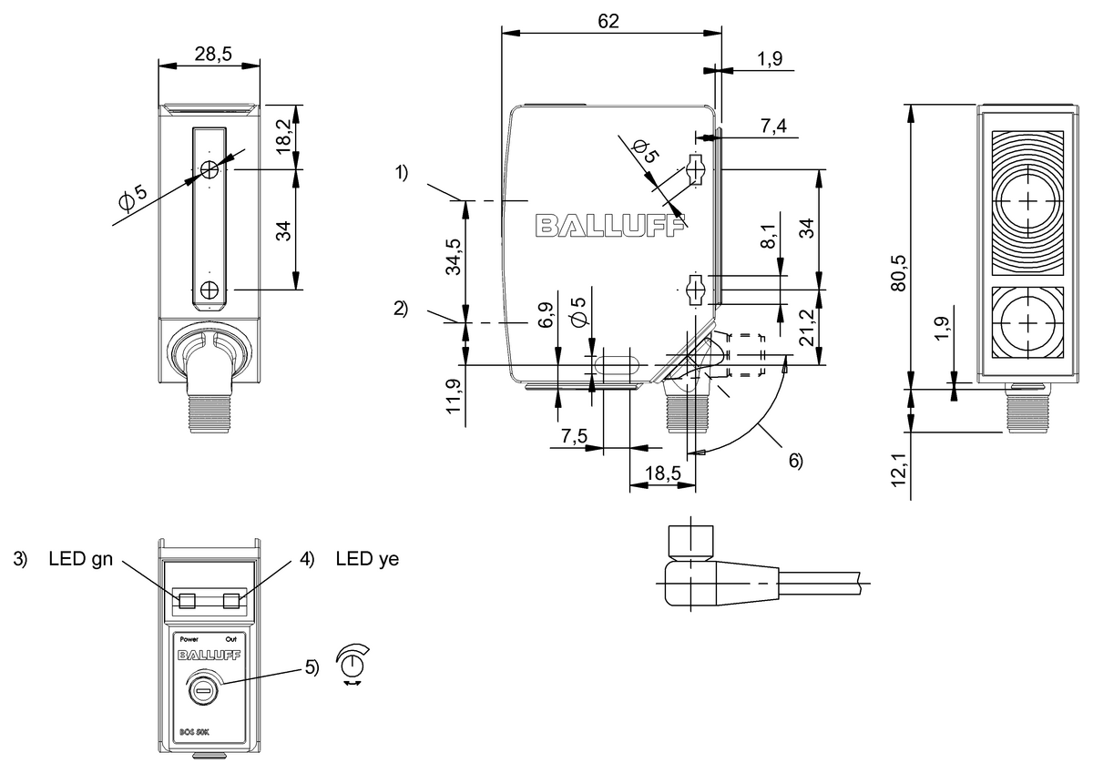 Retroreflective sensors