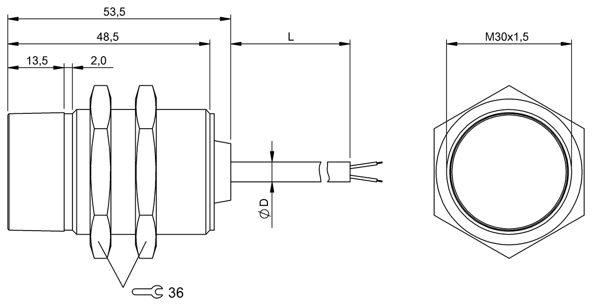 BIC 2I0-D2A02-M30TI-BPX03-030