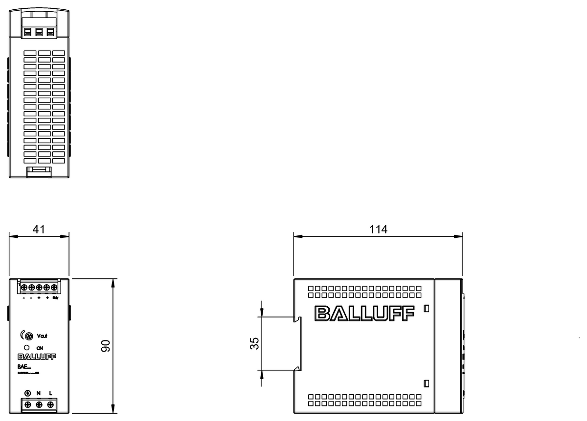 Zasilacze na szynę DIN