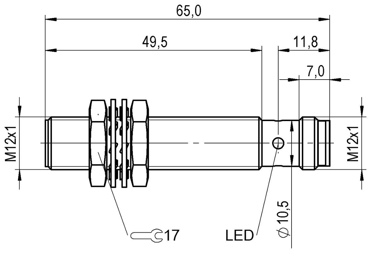 Inductive distance sensors