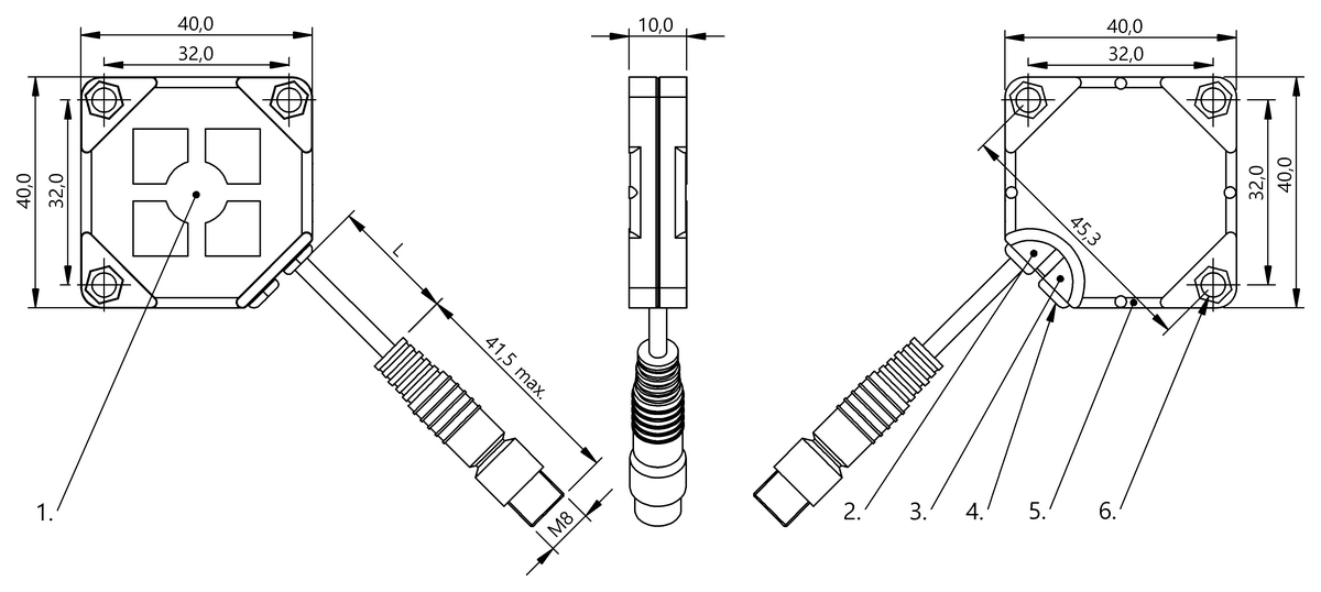 Capacitive sensors for object detection