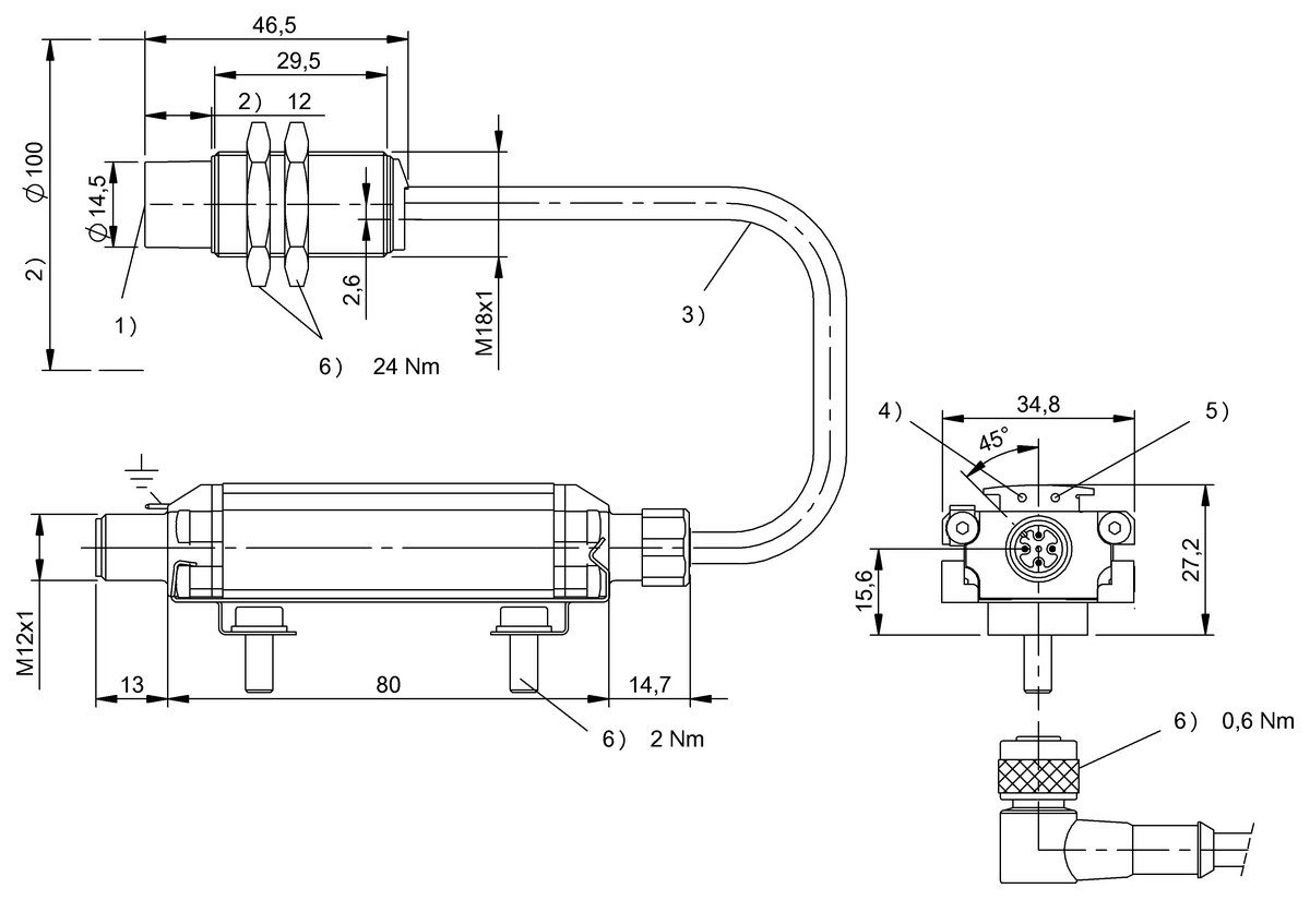 HF read/write heads and antennas (13.56 MHz)