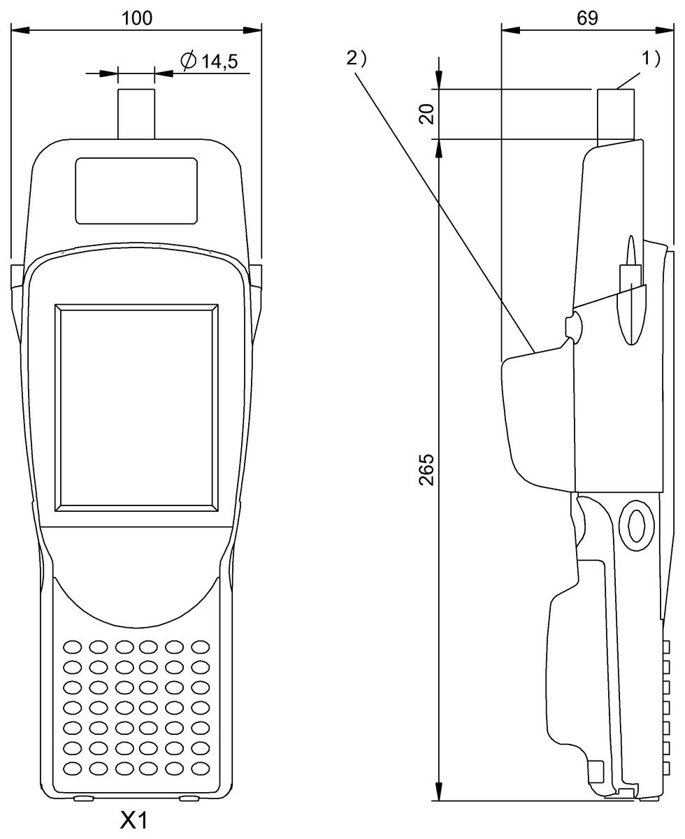 Mobile LF-Schreib-/Lesegeräte (70/455 kHz)
