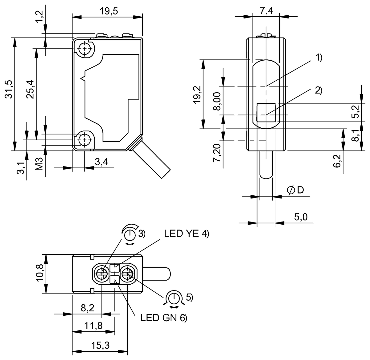 Retroreflective sensors