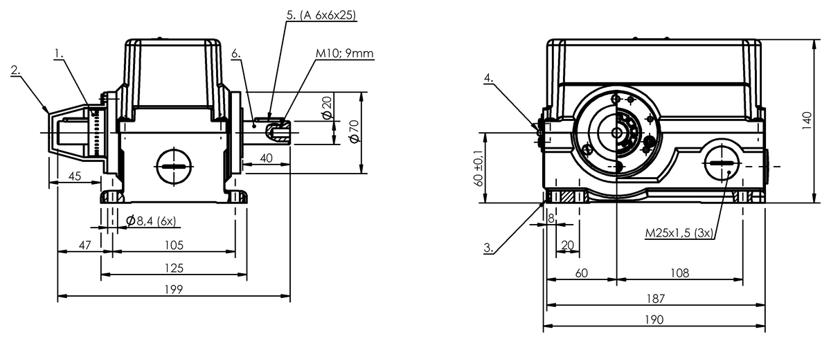Rotary cam switches with safety switch positions