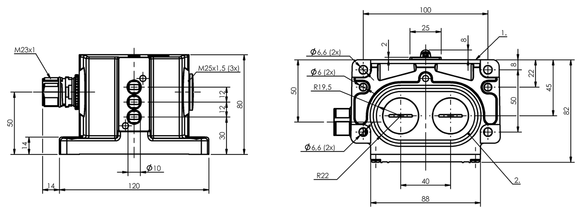 BNS 819-X622-D03-R12-100-10