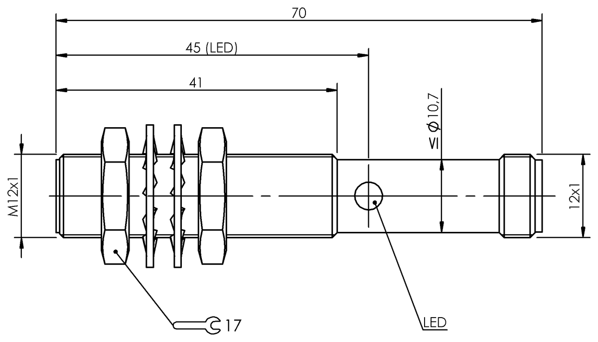Inductive proximity switches and proximity sensors