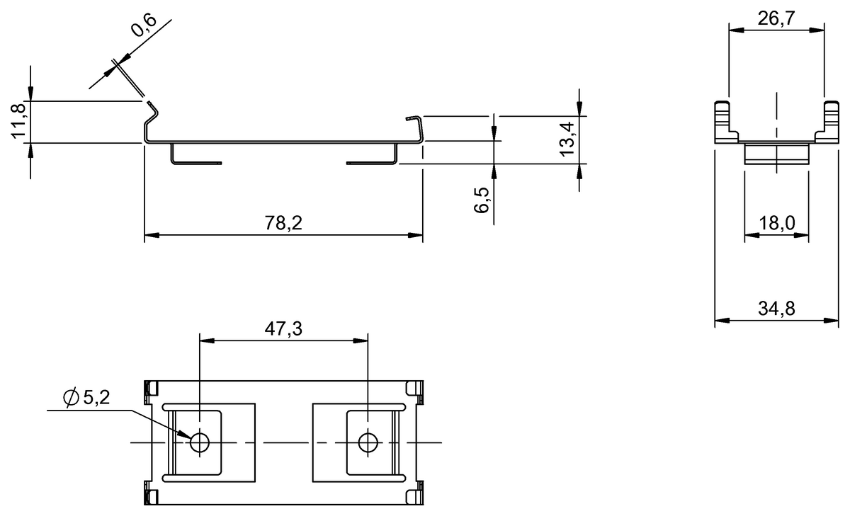 Brackets for RFID systems