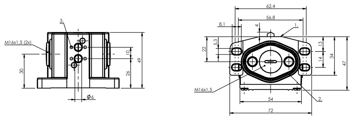 Mechanical multiple position limit switches with positive opening