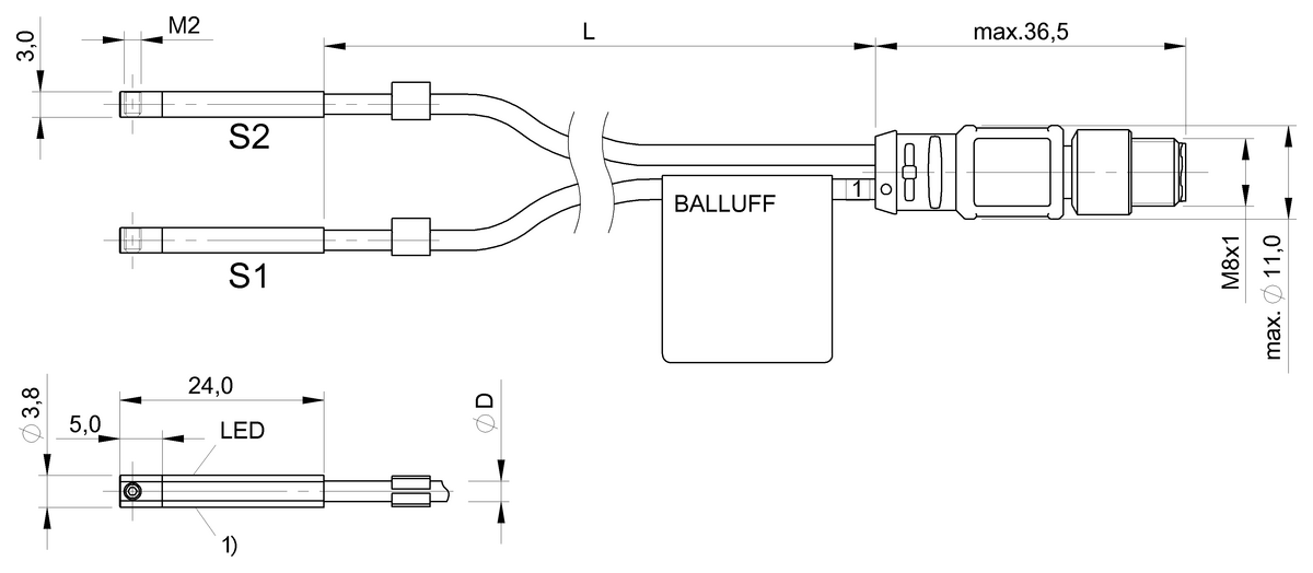 Zylinderschalter für unterschiedliche Nutformen