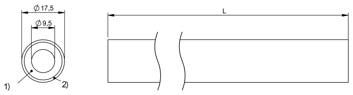 Protective tubes for cables