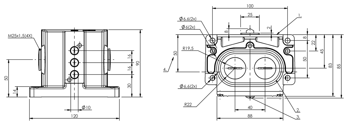 機械式マルチポジションスイッチ