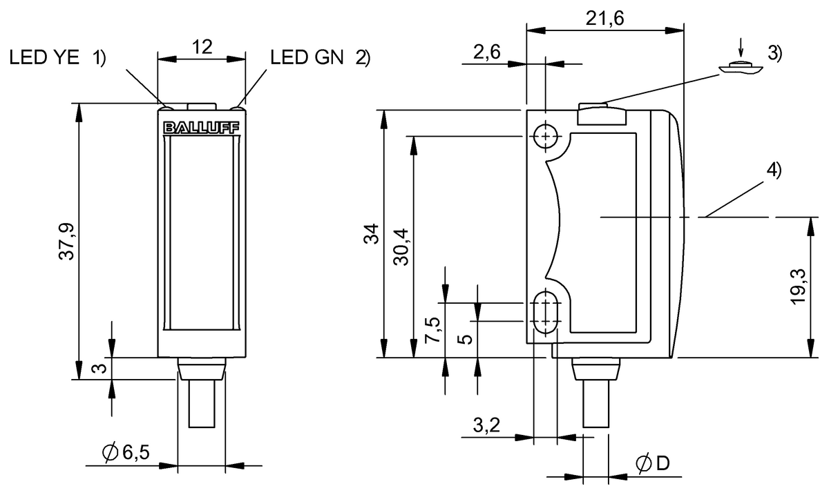 Retroreflective sensors
