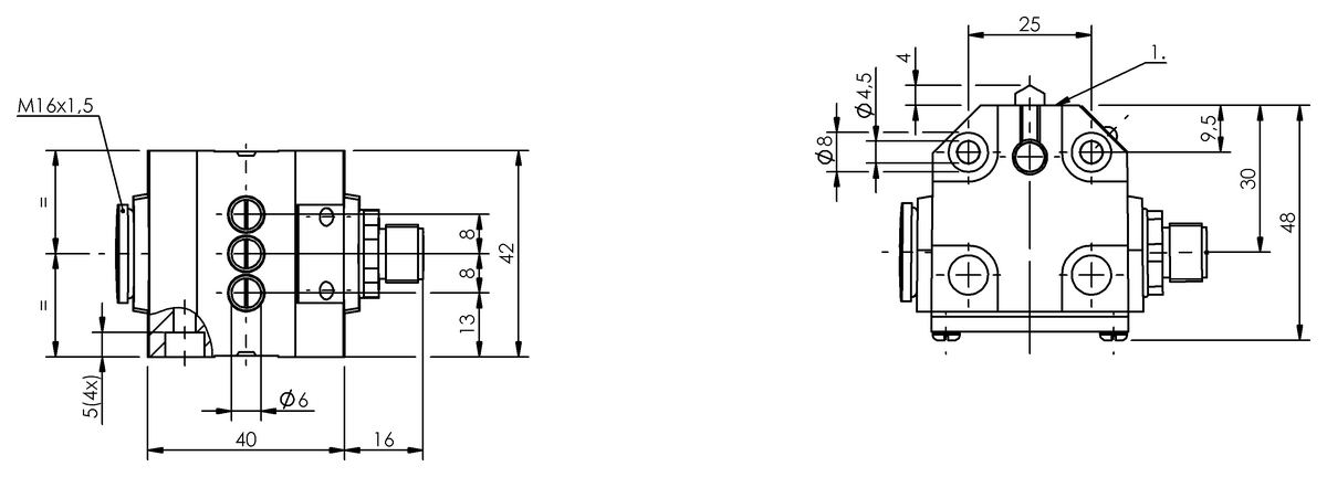 Mechanical multiple position limit switches