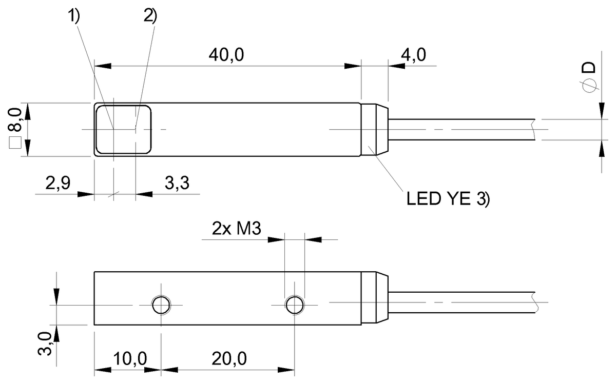 擴散反射型光電感測器