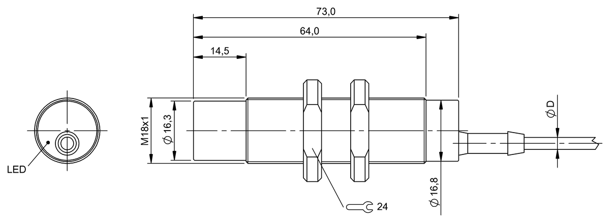 Detectores de proximidad inductivos