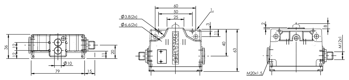 Mechanische Reihenpositionsschalter
